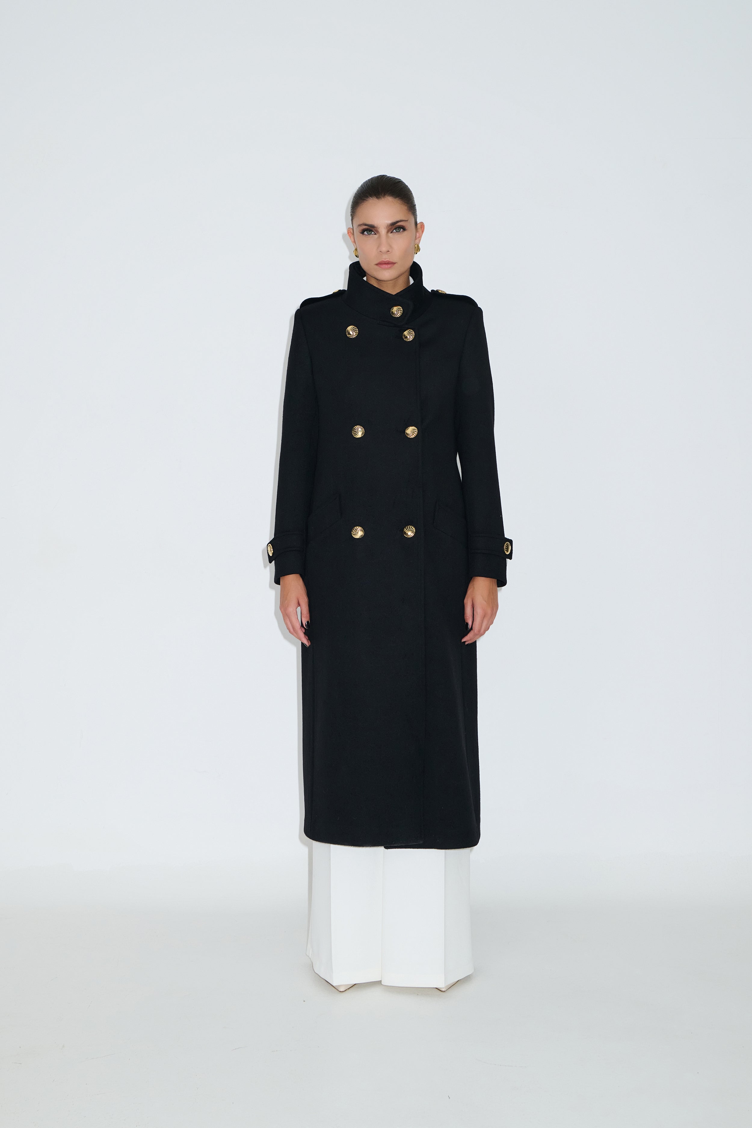 Velour coat FENELLA